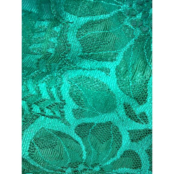 Offline By Aerie Women's Green Floral Lace V-Neck‎ Bralette Size L - Picture 4 of 15